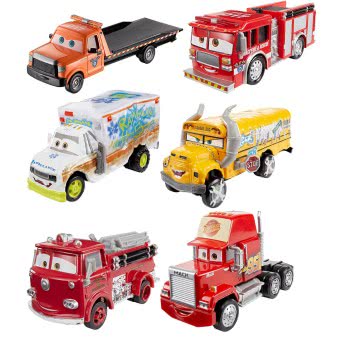 Mattel Cars 3 Οχηματάκια Oversized - 6 Σχέδια DXV90 / ASST 887961403596