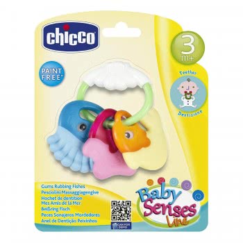 Chicco Βρεφικό Παιχνίδι Οδοντοφυΐας Χρωματιστά Ψαράκια Y02-05956-00 8058664007615