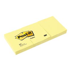 3M Χαρτάκια 3Μ Κίτρινα 51X38 100Φ 076653000 3134375014007