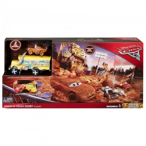 Mattel Cars 3 - Πίστα Σύγκρουσης Crazy 8 DXY95 887961406924