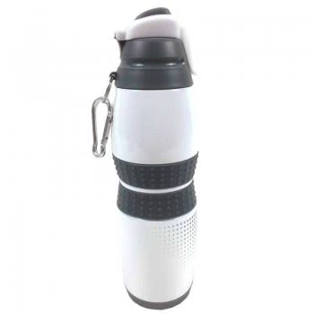 eco life Ecolife Μεταλλικό Μπουκάλι 400Ml Vacuum Άσπρο 33-BO-3014 5208009001683