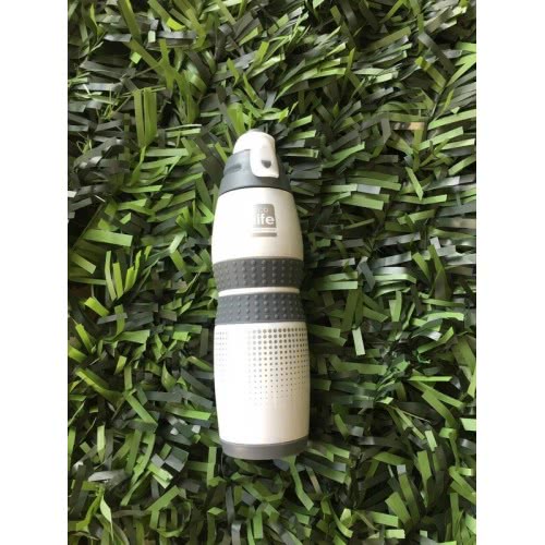 eco life Ecolife Μεταλλικό Μπουκάλι 400Ml Vacuum Άσπρο 33-BO-3014 5208009001683