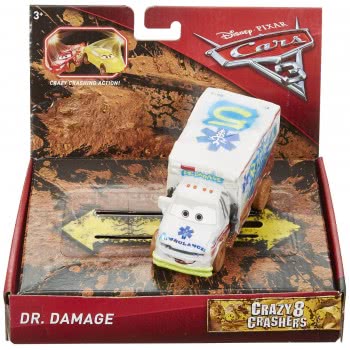 Mattel Cars 3 - Αυτοκινητάκια Crazy 8 Oversized - 2 Σχέδια DYB20 / ASST 887961407242