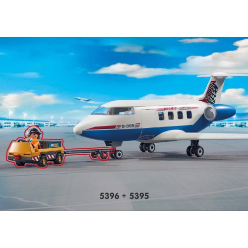Playmobil Aircraft Tug With Ground Crew 5396 4008789053961