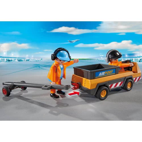 Playmobil Aircraft Tug With Ground Crew 5396 4008789053961