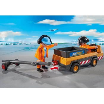 Playmobil Aircraft Tug With Ground Crew 5396 4008789053961
