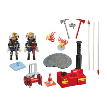 Playmobil Ομάδα Πυρόσβεσης Με Αντλία Νερού 5397 4008789053978