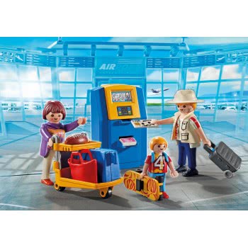 Playmobil Ταξιδιώτες Και Ειδικό Μηχάνημα Check-In 5399 4008789053992