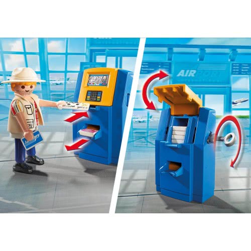 Playmobil Ταξιδιώτες Και Ειδικό Μηχάνημα Check-In 5399 4008789053992