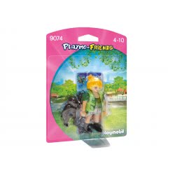 Playmobil Εκπαιδεύτρια Ζώων Με Μικρό Γορίλλα 9074 4008789090744