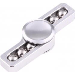 Diakakis imports Fidget Spinner Aluminium Two Leaves Small Steel Beads 3 Minutes 000658215 1897498410027