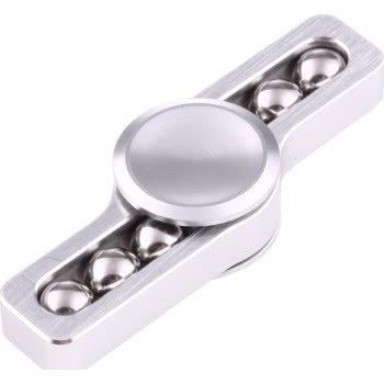 Diakakis imports Fidget Spinner Aluminium Two Leaves Small Steel Beads 3 Minutes 000658215 1897498410027