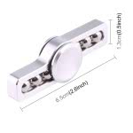 Diakakis imports Fidget Spinner Aluminium Two Leaves Small Steel Beads 3 Minutes 000658215 1897498410027