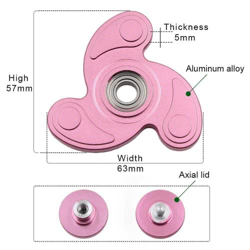 OEM Fidget Spinner Tornado Aluminum Alloy Triangle Gyro 5 Minutes - 4 Σχέδια 5221275906551 5221275906551