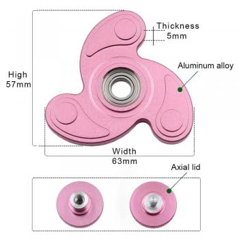 OEM Fidget Spinner Tornado Aluminum Alloy Triangle Gyro 5 Minutes - 4 Σχέδια 5221275906551 5221275906551