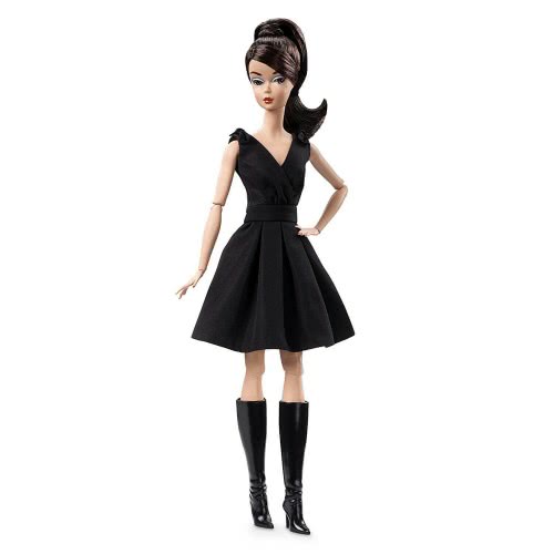 Mattel Barbie Μοντέλο - Μαύρο Φόρεμα DWF53 887961380255