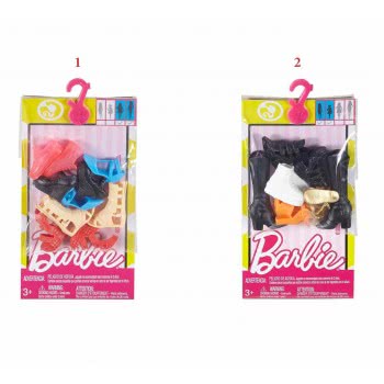 Mattel Barbie Παπούτσια - 2 Σχέδια FCR91 / ASST 887961458572