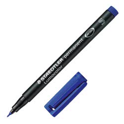 STAEDTLER Μαρκαδόρος Lumocolor S Permanent Μπλε 218.313-3 4007817308677