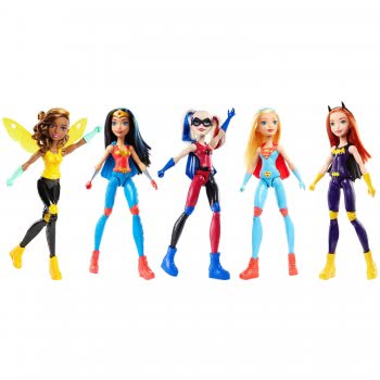Mattel DC Super Hero Girls Training Dolls Asst 30Εκ. - 5 Σχέδια DMM23 / ASST 887961282610