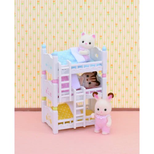 Epoch The Sylvanian Families - Τριώροφο Κρεββάτι Με Σκάλες 4448 5054131044483
