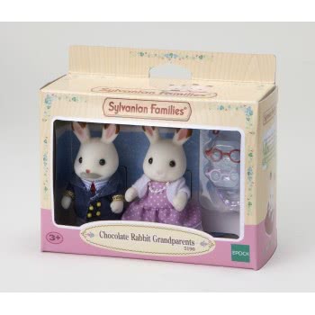 Epoch The Sylvanian Families - Chocolate Rabbit Grandparents 5190 5054131051900