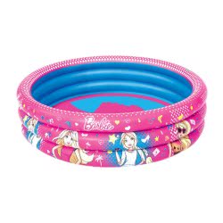 Bestway Barbie Children's 3-Ring Paddling Pool 122X30εκ. 93205 6942138934472
