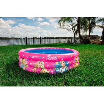 Bestway Barbie Children's 3-Ring Paddling Pool 122X30εκ. 93205 6942138934472