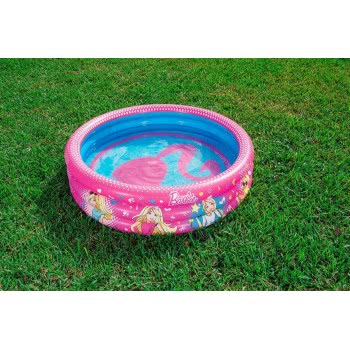 Bestway Barbie Children's 3-Ring Paddling Pool 122X30εκ. 93205 6942138934472