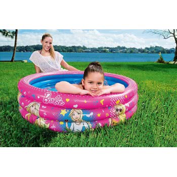 Bestway Barbie Children's 3-Ring Paddling Pool 122X30εκ. 93205 6942138934472