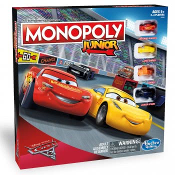 Hasbro Monopoly Cars 3 Junior C1343 5010993394500