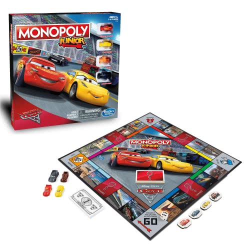 Hasbro Monopoly Cars 3 Junior C1343 5010993394500