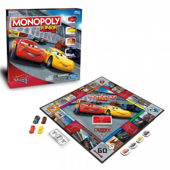 Hasbro Monopoly Cars 3 Junior C1343 5010993394500