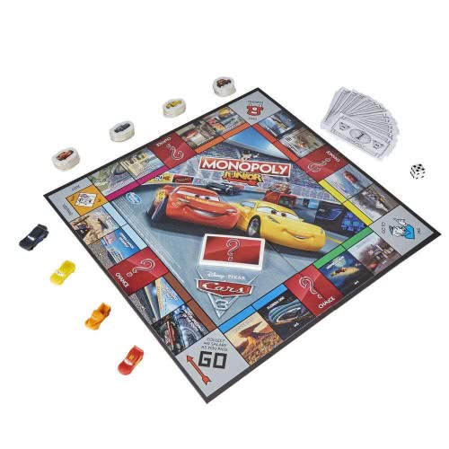 Hasbro Monopoly Cars 3 Junior C1343 5010993394500