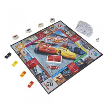 Hasbro Monopoly Cars 3 Junior C1343 5010993394500