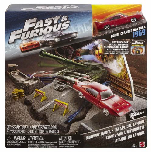 Mattel Σετ Παιχνιδιού Fast And Furious - 2 Σχέδια FCG09 / ASST 887961449419