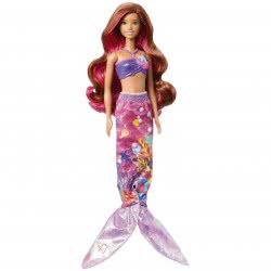 Mattel Barbie Dolphin Περιπέτεια Με Δελφίνια Φίλη Μεταμόρφωση Σε Γοργόνα FBD64 887961428643