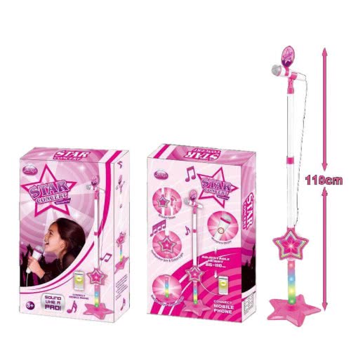 Toys-shop Choice TOYS ΜΙΚΡΟΦΩΝΟ ΜΕ ΒΑΣΗ, ΗΧΟΥΣ ΚΑΙ ΦΩΤΑ 110Εκ. JM029587 6990317295876
