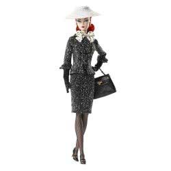 Mattel Barbie Black And White Tweed Suit Barbie Doll DWF54 887961380071