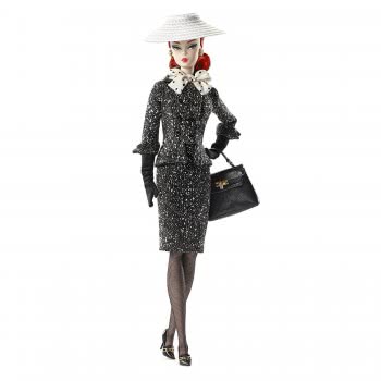 Mattel Barbie Black And White Tweed Suit Barbie Doll DWF54 887961380071