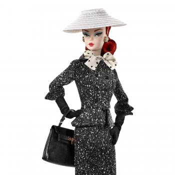 Mattel Barbie Black And White Tweed Suit Barbie Doll DWF54 887961380071
