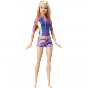 Mattel Barbie Dolphin Magic Snorkel Fun Friends Doll FBD63 887961428650