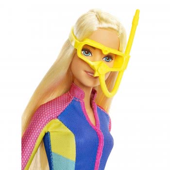 Mattel Barbie Dolphin Magic Snorkel Fun Friends Doll FBD63 887961428650
