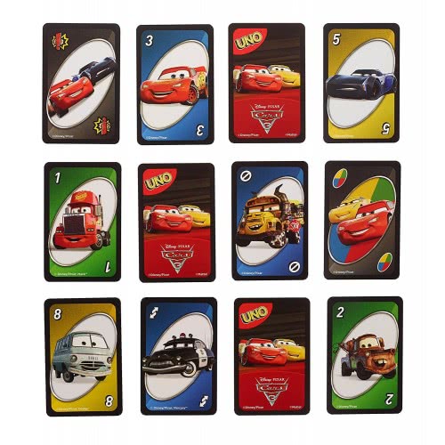Mattel Uno Cars 3 FDJ15 887961469684