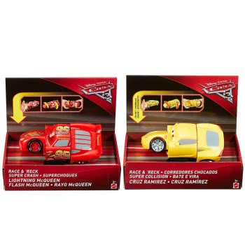 Mattel Disney Pixar Cars 3 Race And Reck Vehicle Assorted DYW10 / ASST 887961423556