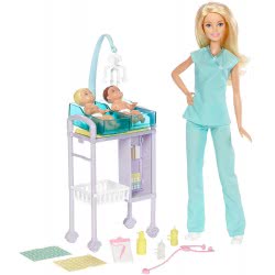 Mattel Barbie Baby Doctor Playset DHB63 / DVG10 887961368437