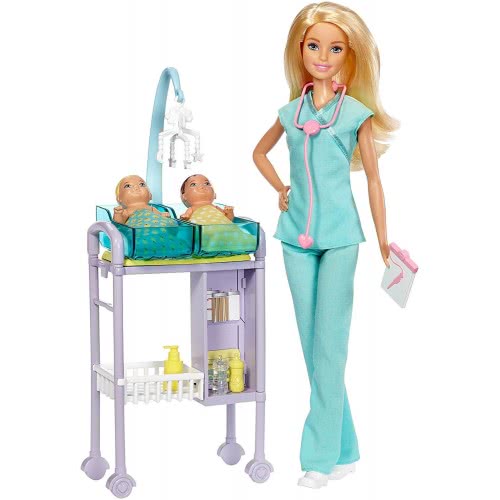 Mattel Barbie Baby Doctor Playset DHB63 / DVG10 887961368437