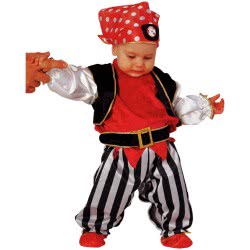 CLOWN Αποκριάτικη Στολή Πειρατής Μπεμπέ No 24 53824 5203359538247