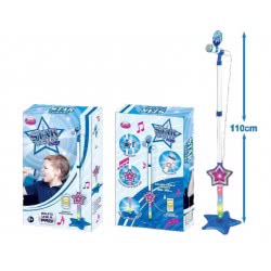 Toys-shop Choice TOYS ΜΙΚΡΟΦΩΝΟ ΜΕ ΒΑΣΗ, ΗΧΟΥΣ ΚΑΙ ΦΩΤΑ 110Εκ. JM029671 6990317296712