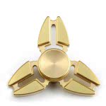 Toys-shop Choice Fidget Spinner Copper Alloy Metal Three Leaves 4 Minutes - 3 Colors JK088284 5221275906780