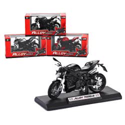 Toys-shop Choice Toys 1:12 Free Wheel Die Cast Motorcycle - 3 Σχέδια JI038362 6990317383627